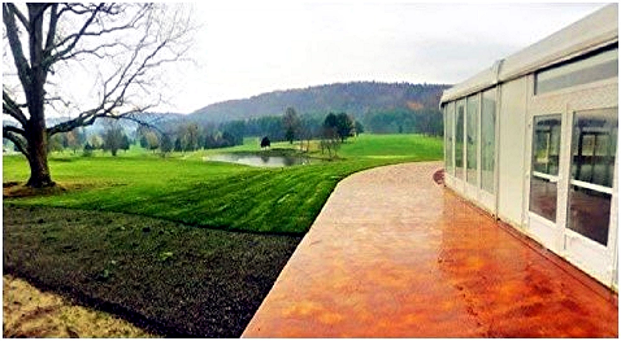 Left side view of Event Center